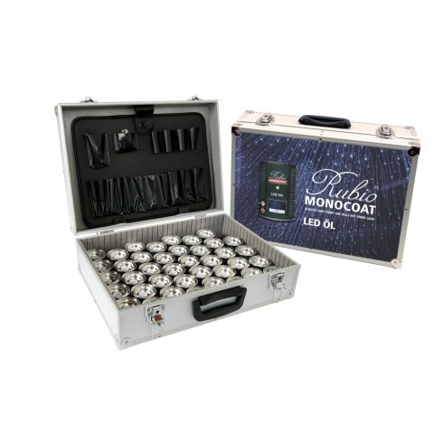 LED Oil Sample Set in suitcase